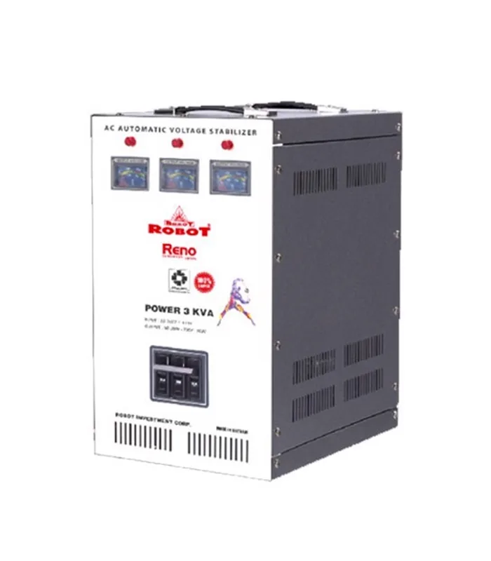Ổn áp Robot 3 Pha RENO 3KVA (260V- 430V) Ổn áp Robot 3 Pha RENO 3KVA (260V- 430V)