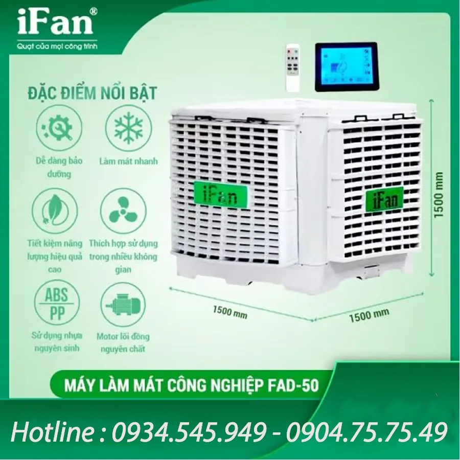 Máy Làm Mát Hơi Nước IFan FAD50 Máy Làm Mát Hơi Nước IFan FAD50