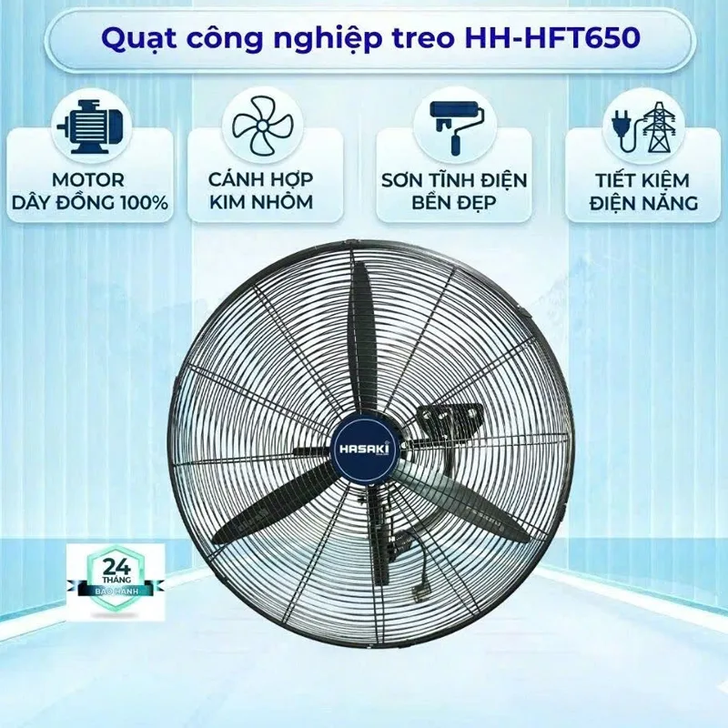 Quạt treo công nghiệp Hasaki HH-HFT600 Quạt treo công nghiệp Hasaki HH-HFT600