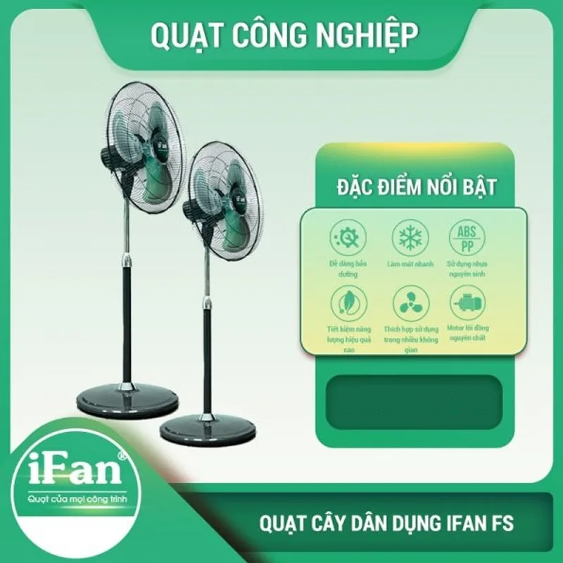 Quạt đứng công nghiệp iFan FS-50 Quạt đứng công nghiệp iFan FS-50