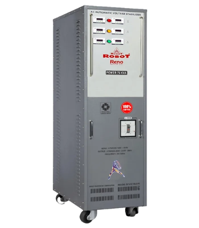 Ổn áp Robot 3 Pha RENO 75KVA (260V- 430V) Ổn áp Robot 3 Pha RENO 75KVA (260V- 430V)