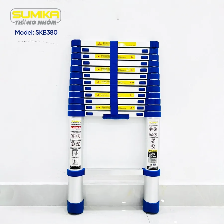 Thang Nhôm Rút Đơn SUMIKA SKB380 (Đai xanh)