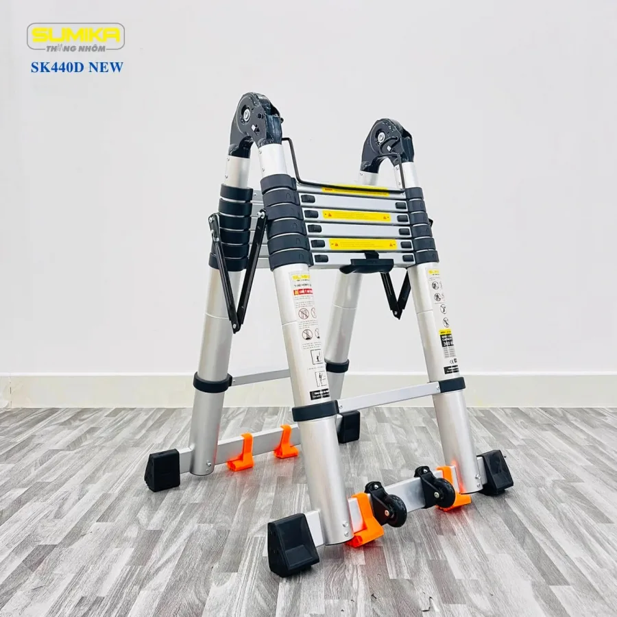 Thang Nhôm Rút Đôi Chữ A SUMIKA SK440D NEW