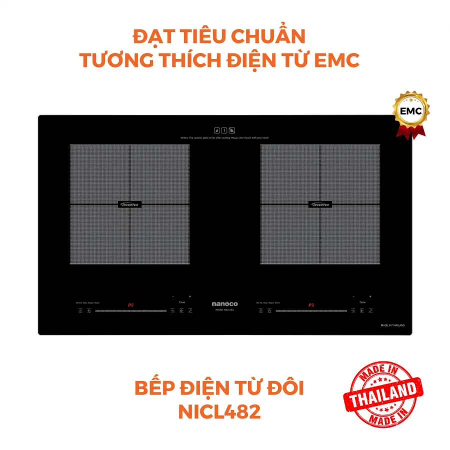 Bếp điện từ đôi Nanoco NICL482 (Inverter) Bếp điện từ đôi Nanoco NICL482 (Inverter)