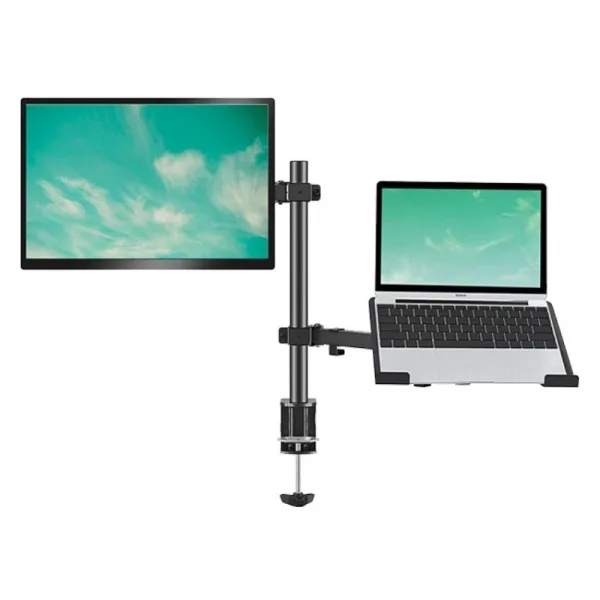 Giá Treo Màn Hình Kẹp Bàn Hai Giá Đỡ Ergotek EZ4 (Cho màn hình và Laptop)