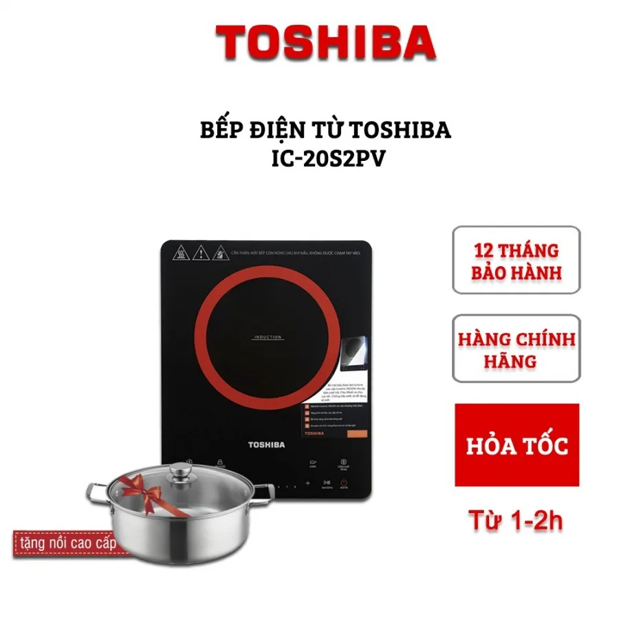 Bếp điện từ đơn Toshiba IC-20S2PV Bếp điện từ đơn Toshiba IC-20S2PV