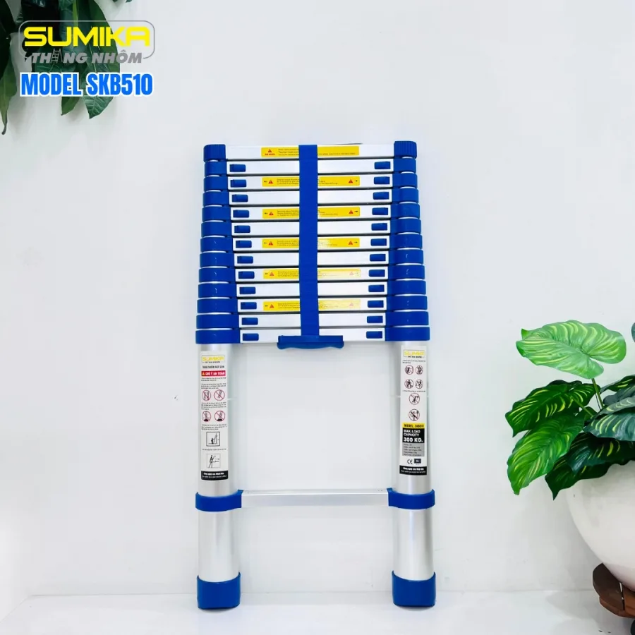 Thang Nhôm Rút Đơn SUMIKA SKB510 (Đai xanh)