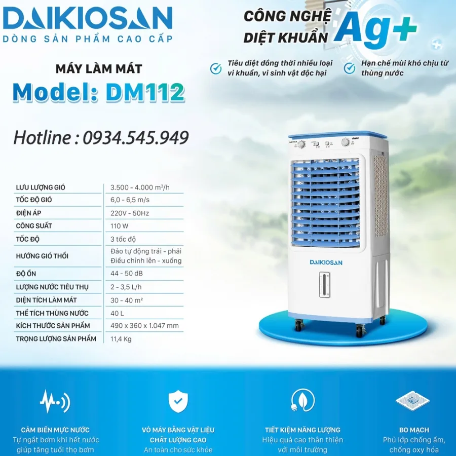 Máy làm mát Daikiosan DM112