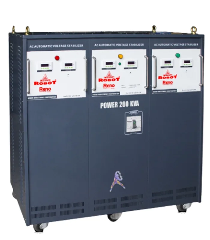 Ổn áp Robot 3 Pha RENO 200KVA (300V- 420V) Ổn áp Robot 3 Pha RENO 200KVA (300V- 420V)