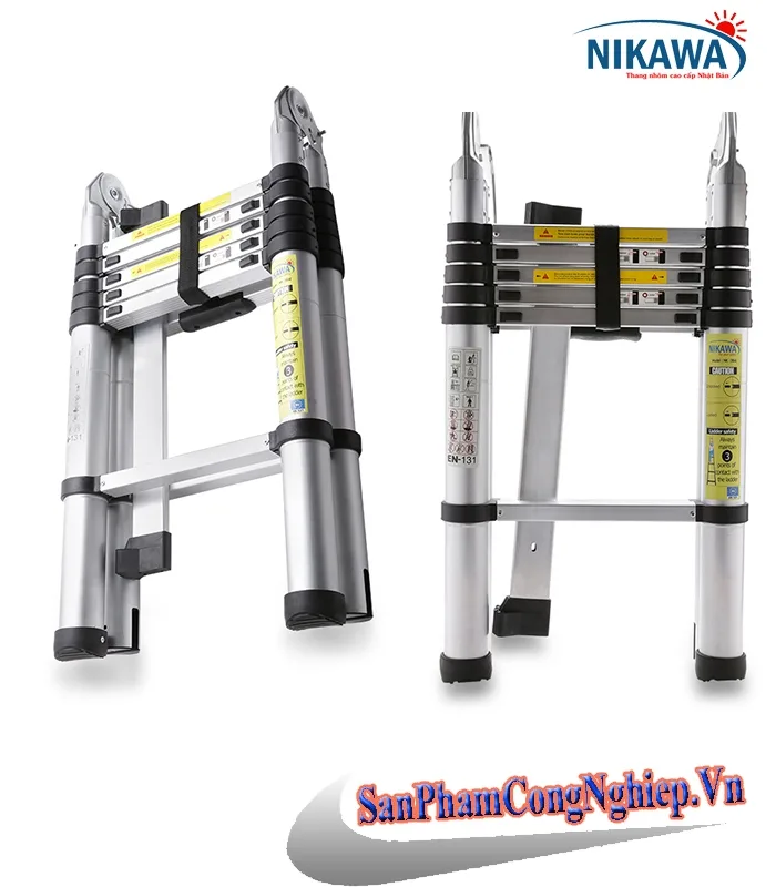 Thang Nhôm Rút Đôi Nikawa NK-38AI