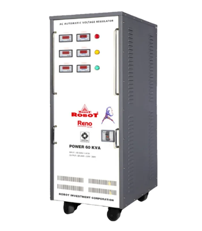 Ổn áp Robot 3 Pha RENO 60KVA (260V- 430V) Ổn áp Robot 3 Pha RENO 60KVA (260V- 430V)