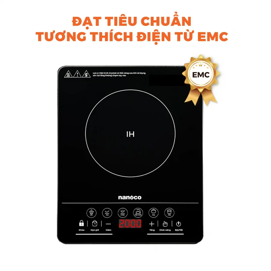 Bếp điện từ đơn cảm ứng Nanoco NICY660 Bếp điện từ đơn cảm ứng Nanoco NICY660