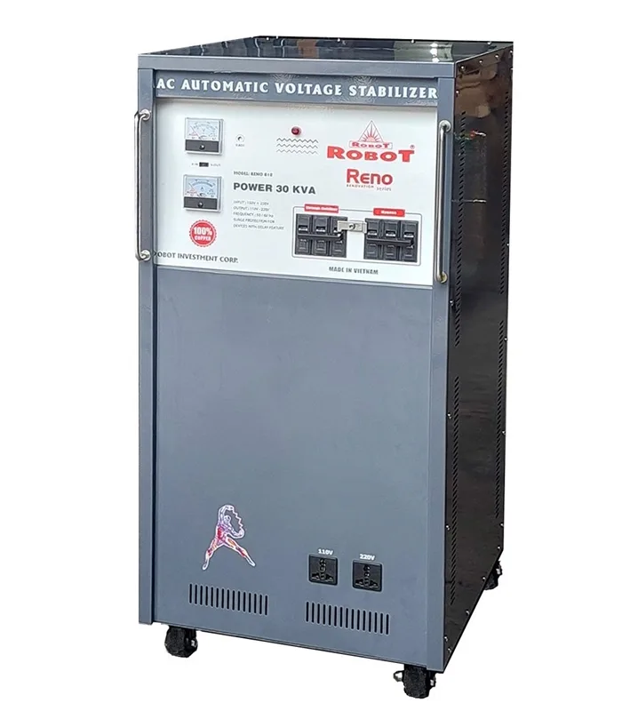 Ổn áp Robot 1 pha RENO 30KVA (150V- 250V) Ổn áp Robot 1 pha RENO 30KVA (150V- 250V)