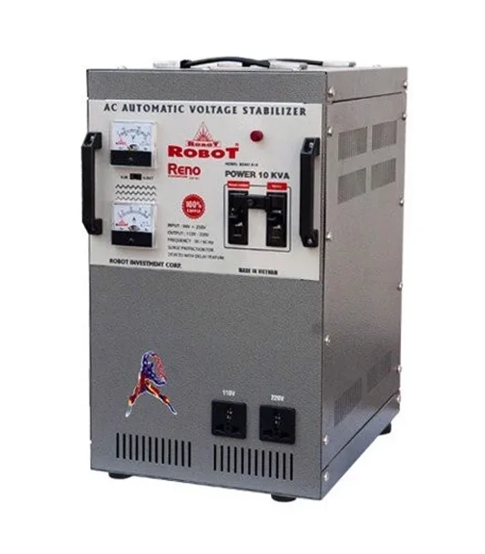 Ổn áp Robot 1 pha RENO 10KVA (150V - 250V) Ổn áp Robot 1 pha RENO 10KVA (150V - 250V)
