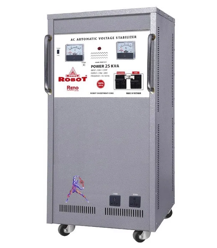 Ổn áp Robot 1 pha RENO 25KVA (150V- 250V) Ổn áp Robot 1 pha RENO 25KVA (150V- 250V)