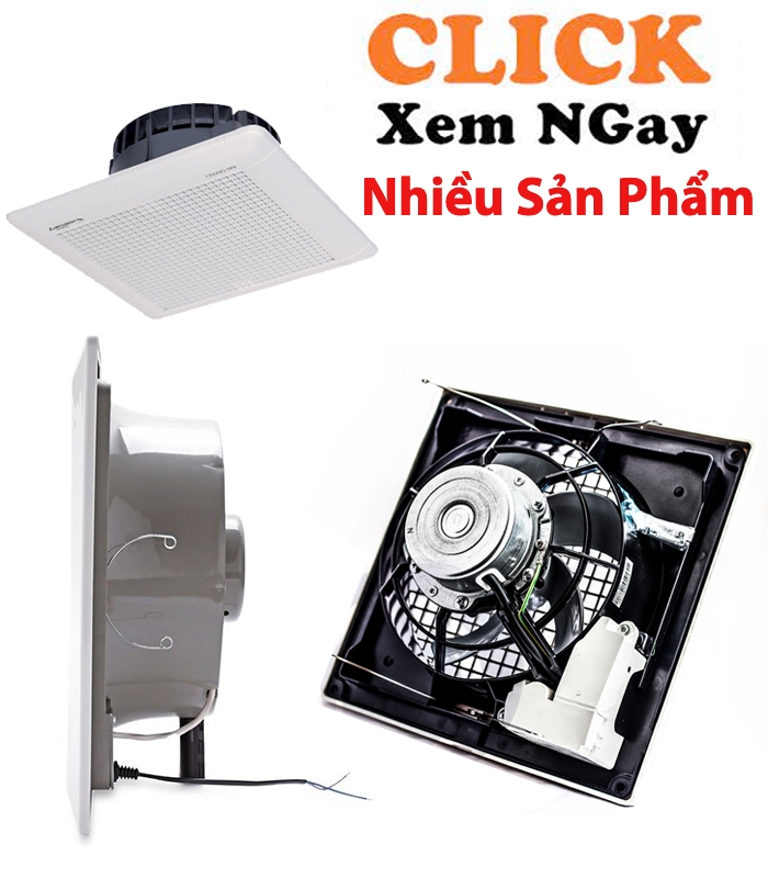 Quạt Hút Âm Trần Không Ống