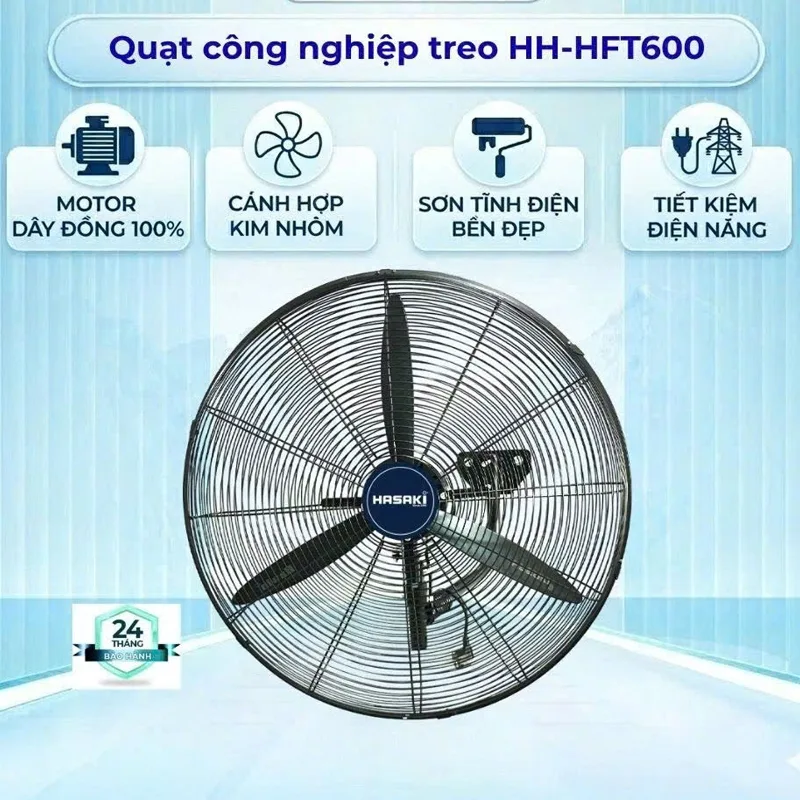 Quạt treo công nghiệp Hasaki HH-HFT650 Quạt treo công nghiệp Hasaki HH-HFT650
