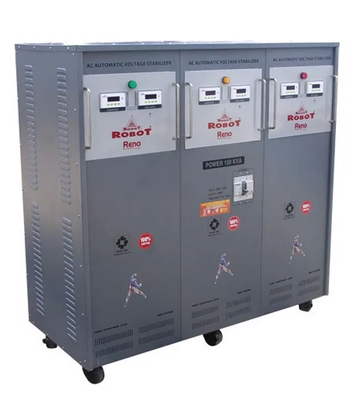 Ổn áp Robot 3 Pha RENO 150KVA (300V- 420V) Ổn áp Robot 3 Pha RENO 150KVA (300V- 420V)