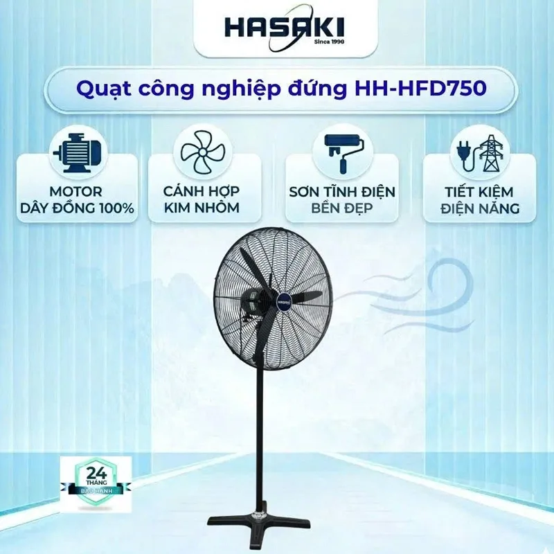Quạt đứng công nghiệp Hasaki HH-HFD750