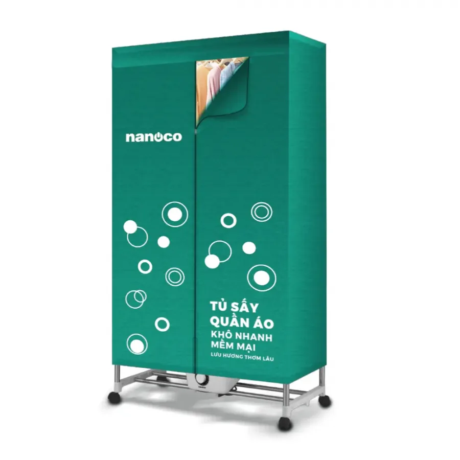 Tủ sấy quần áo Nanoco NCD1502 (Nút Vặn)