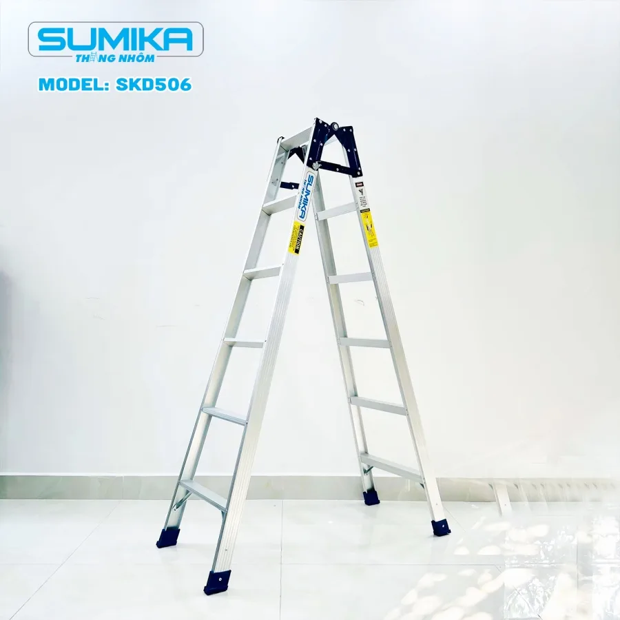 Thang nhôm xếp chữ A Sumika SKD506