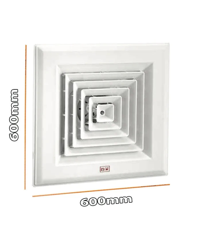 Quạt hút âm trần Taizhi TFG-170 (600x600mm) Quạt hút âm trần Taizhi TFG-170 (600x600mm)