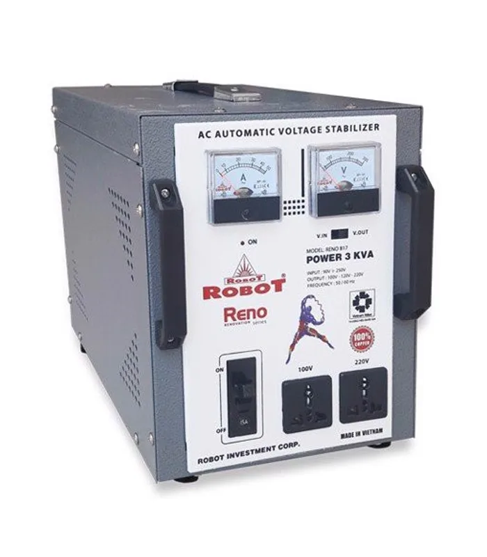 Ổn áp Robot 1 pha RENO 3 KVA (140V - 250V) Ổn áp Robot 1 pha RENO 3 KVA (140V - 250V)