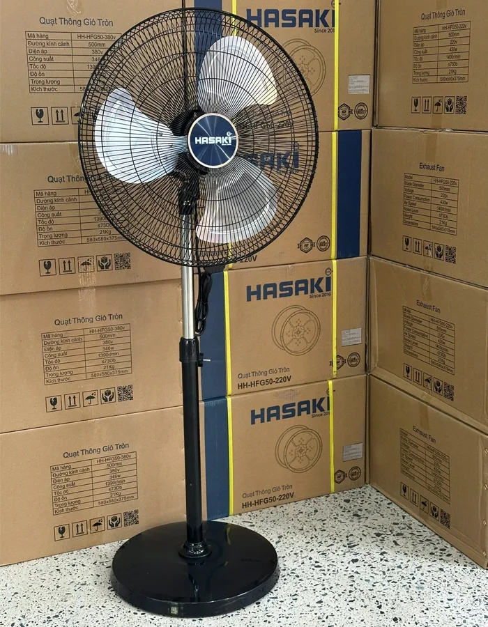 Quạt đứng bán công nghiệp Hasaki HH-HFD45 Quạt đứng bán công nghiệp Hasaki HH-HFD45