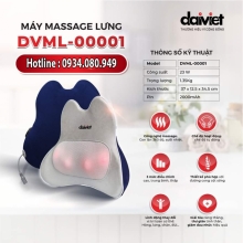 Thiết bị massage lưng DVML-00001
