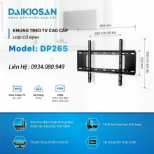 Giá treo TiVi thẳng Daikiosan DP265 (40-80 inch)