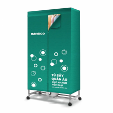 Tủ sấy quần áo Nanoco NCD1502 (Nút Vặn)